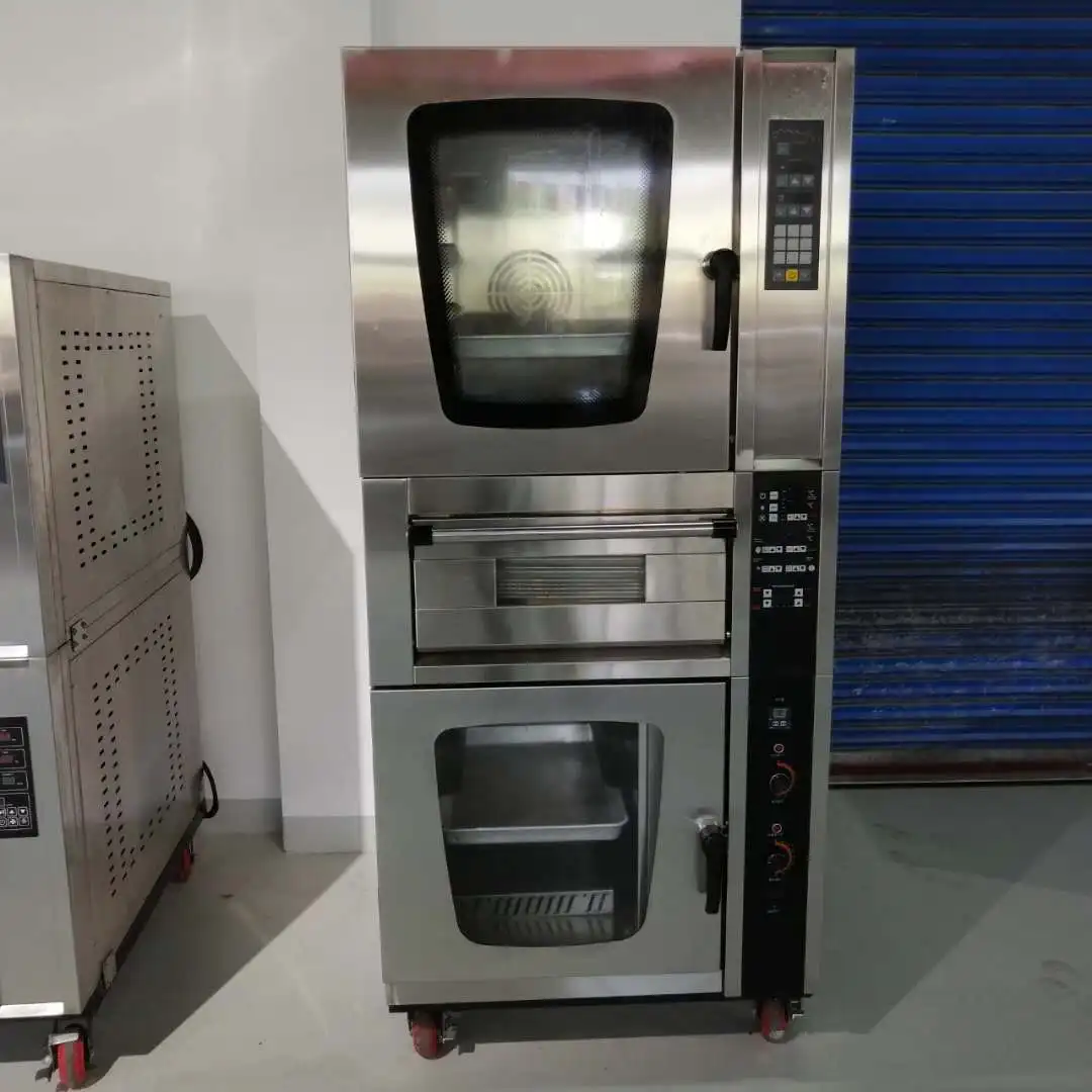Commercial 3 Kinds Electric Hot air Convection Steamer Oven Ferment Oven Commercial Combination Ovens