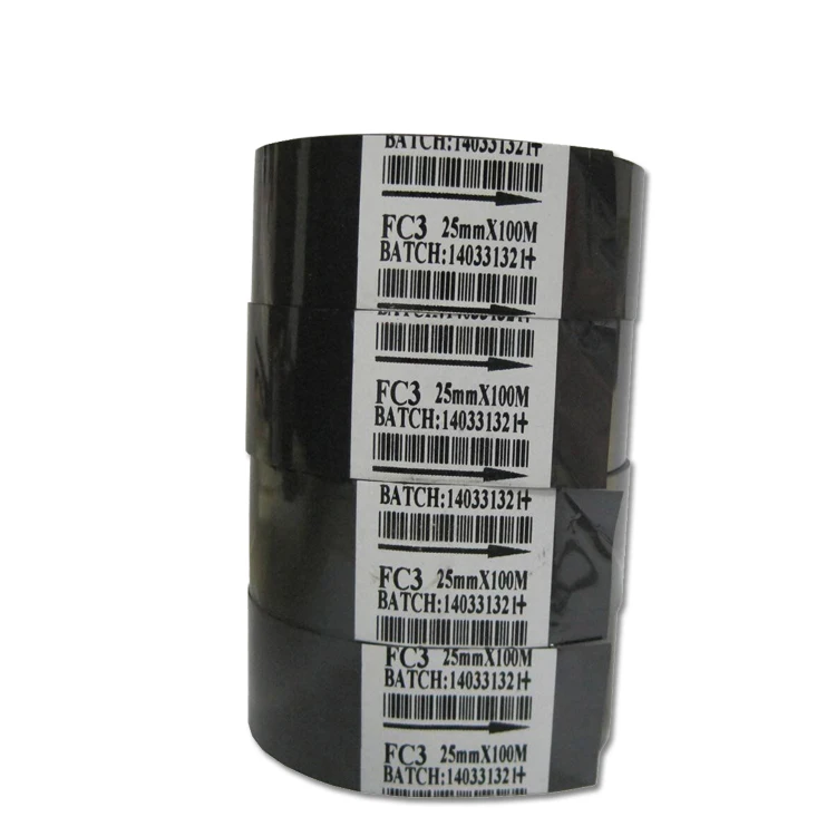 Wholesale High Quality 25mm*100m Hot Stamping Code Ribbon Screen Printing Film Hot Stamping Foil For Plastic