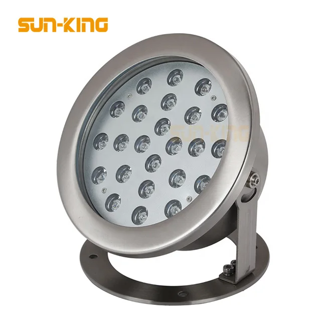 low voltage projection water proof dmx lighting 18W 24Watts ip68 fountain underwater lamp 24v
