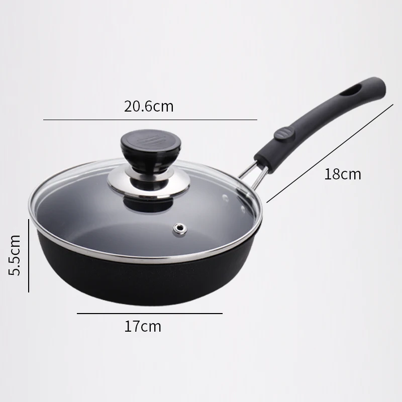 Набор кухонной посуды большого размера антипригарная сковорода без масла чугунная посуда с крышкой для дома и