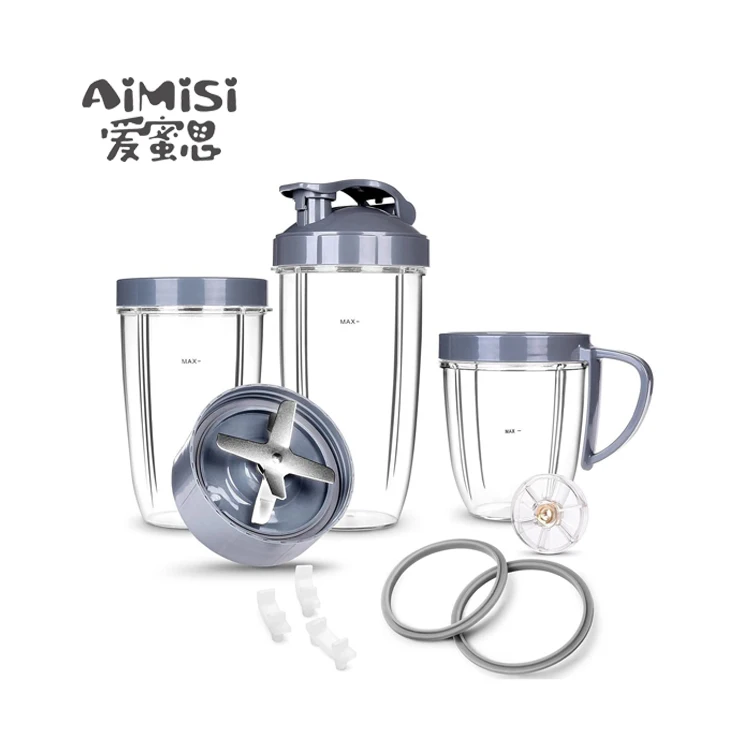 Blender Parts kit Cups & Blade &Top Gear & Gaskets & Shock Pad 13-Piece Replacement Set Mixer System 600W-900W Series