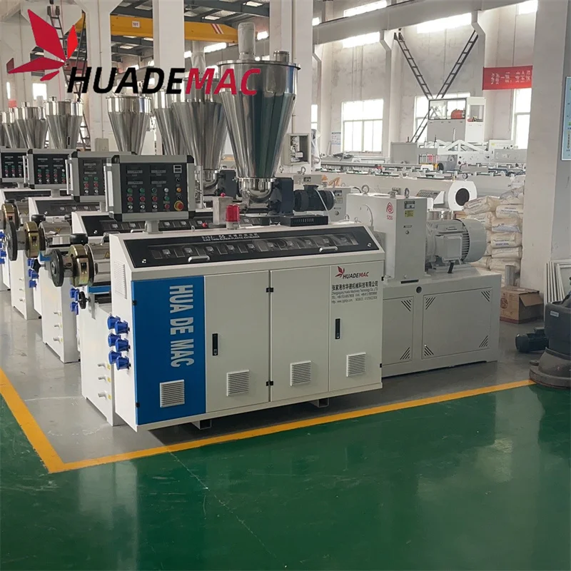 Full-automatic SJSZ80/156 PVC / UPVC Pipe Plastic Extruder Machine