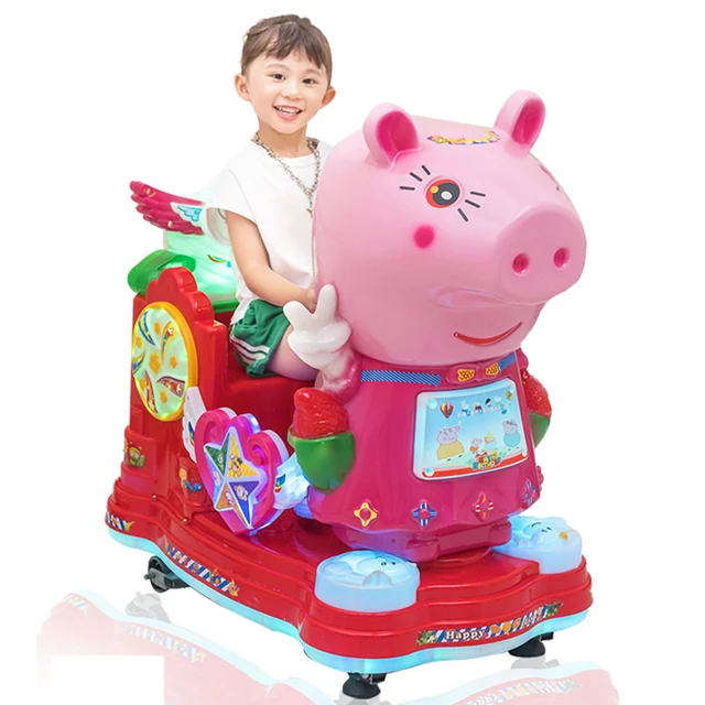 LYER2255 pink pig buy kiddie rides, New arrival buy theme park rides, popular buy carnival rides on stock