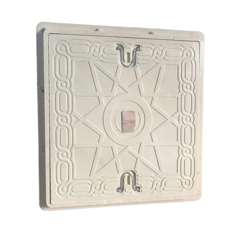 Крышка люка квадратного волокна 70x70