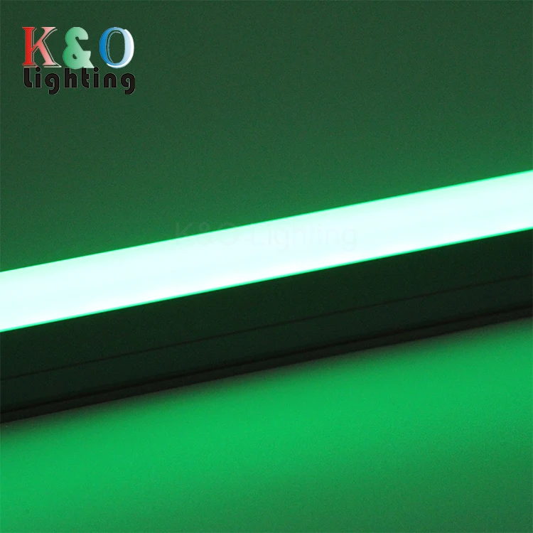 RGB RGBW DMX512 Control Acrylic Facade IP65 Surface Mounted Modern LED Linear Outdoor Light