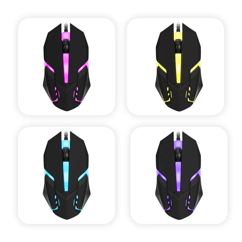 Personalized custom logo laptop Wired USB gaming mouse RGB gaming optical computer pc gamer mouse