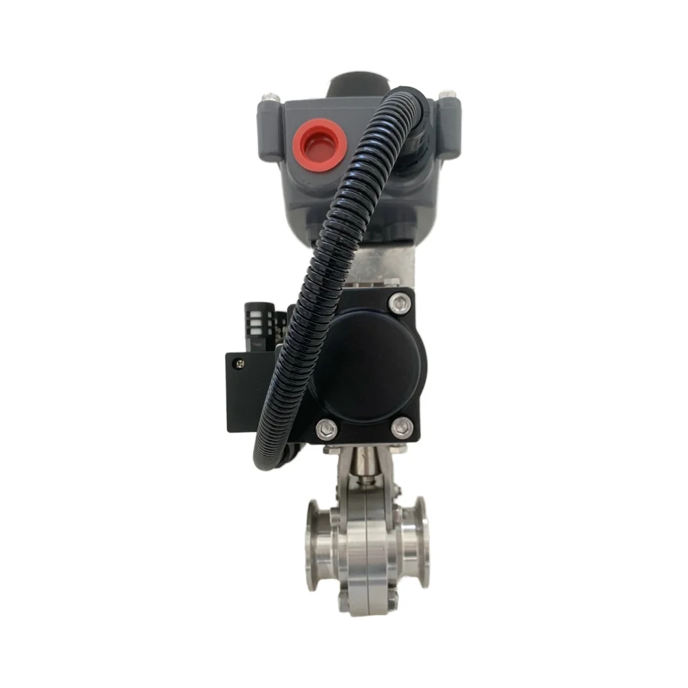 High Quality Stainless Steel 304/316 Solenoid Valve Pneumatic Actuator Ball Valve Water Gas Acid Oil Manual Customizable OEM