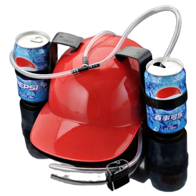 Питьевой шлем шляпа для хэндс-фри Алкогольная игра пива hat