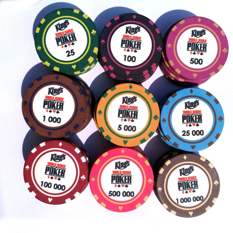 Personalized smooth surface 10G 39MM ceramic poker chips factory