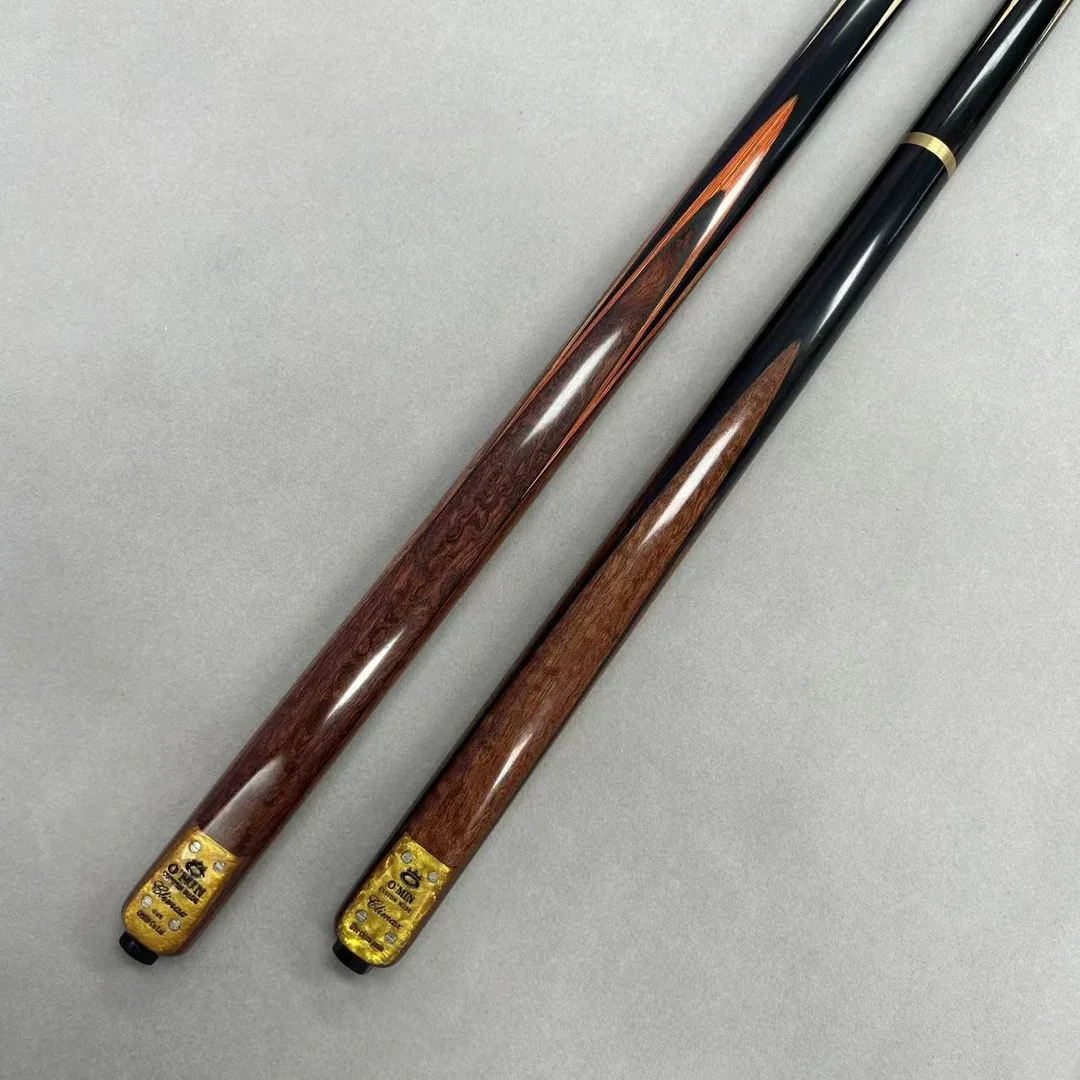 OMIN mystery billiard cue 10mm small head snooker black eight cue Chinese ash wood handmade billiard cue