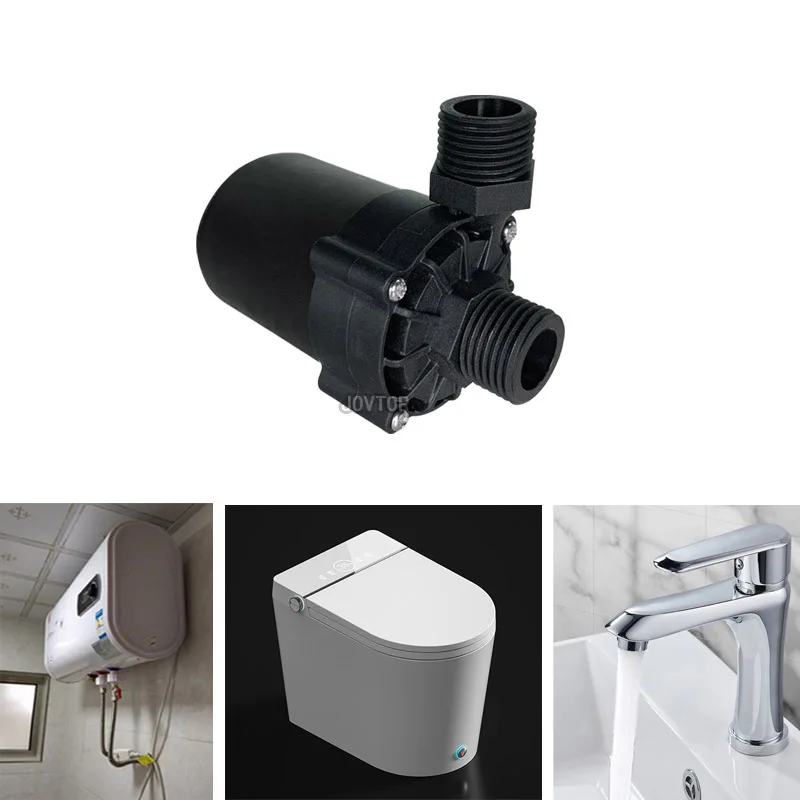 30 watt Micro small dc 24v 12 volt high pressure booster hot water submersible pump fountain