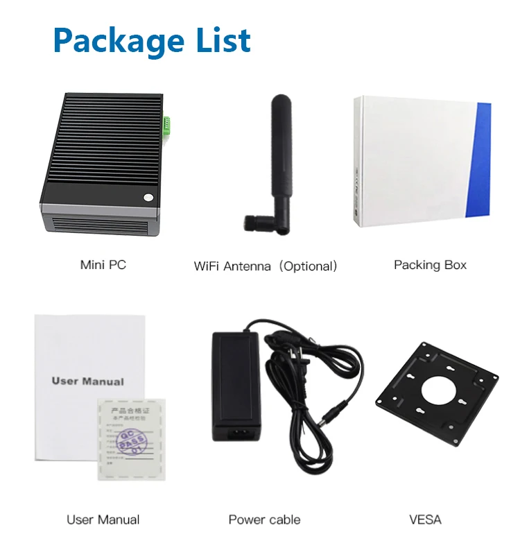 Industrial Micro PC 3.5 inches fanless X86 Single Board Computer