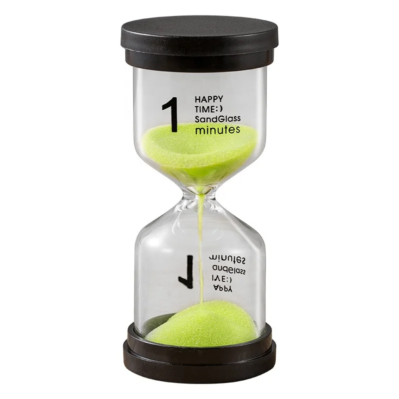 Chinese Suppliers ABS Glass Beads Hourglass 3/10/15/30 Minutes Timing Sand Timer Decorative Gift Hourglass