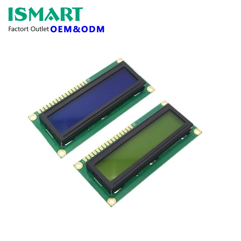 LCD1602 1602 1602a модуль rohs синий экран 16x2 символа ЖК-дисплей HD44780 контроллер Синяя