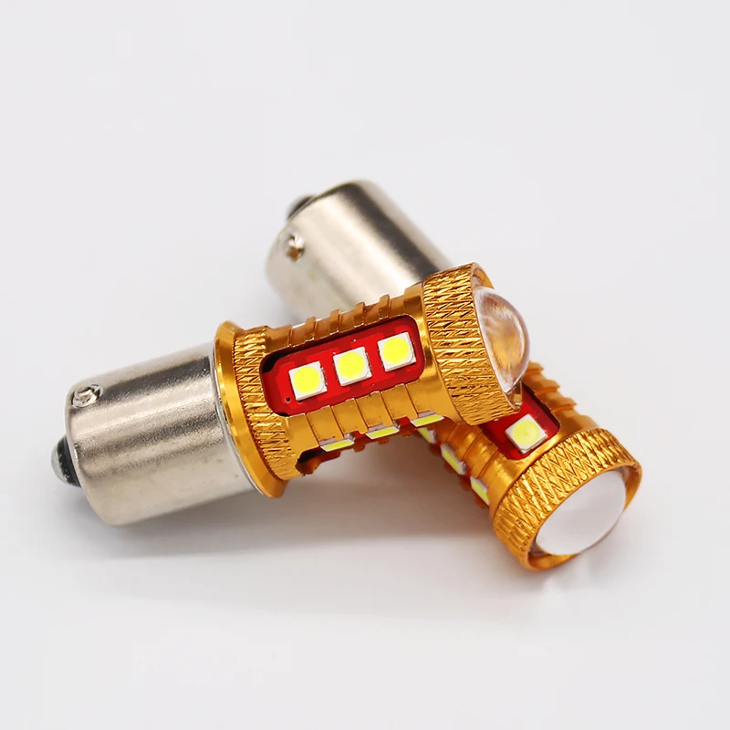 Signal Lamp T15 Led Bulb 2835 15SMD W16W T15 LED Canbus 912 Car Reverse Light Back up Lamp White