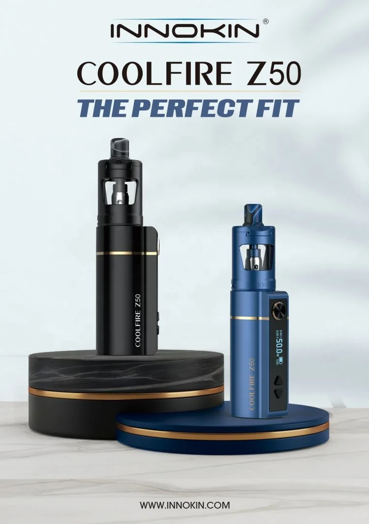  RTS New arrival OLED Screen Box Mod Kits Rechargeable Battery Vape Innokin Coolfire Z50 VW
