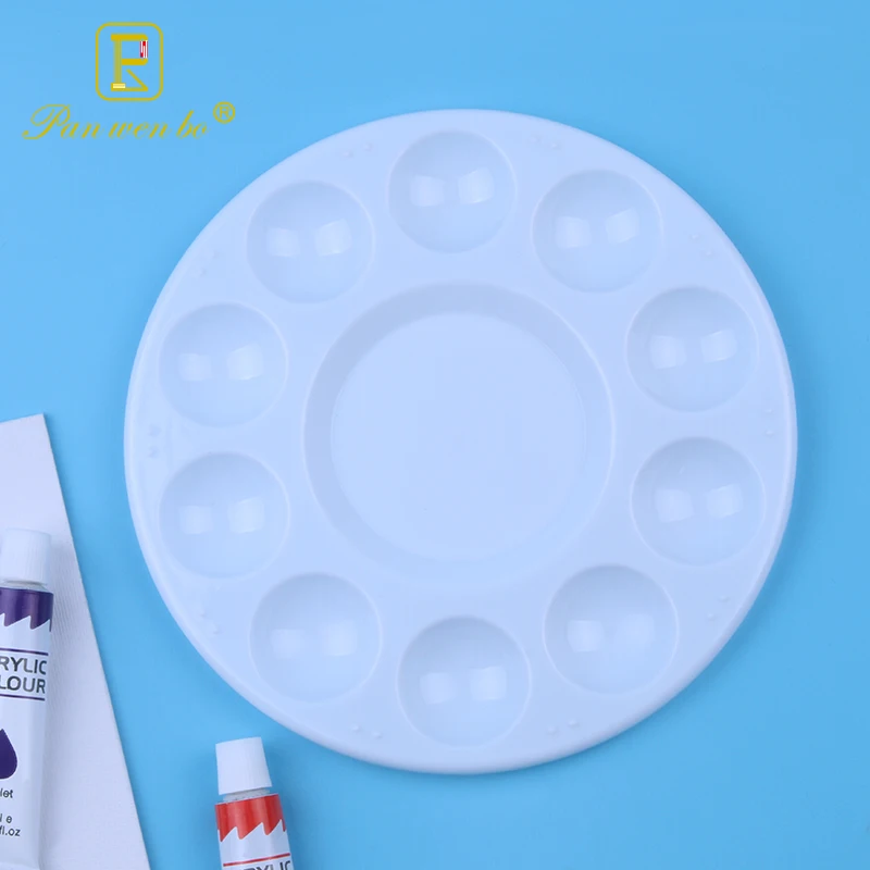 Палетки с круглыми красками пластиковые поддоны лоток для акварельных красок детей взрослых студентов