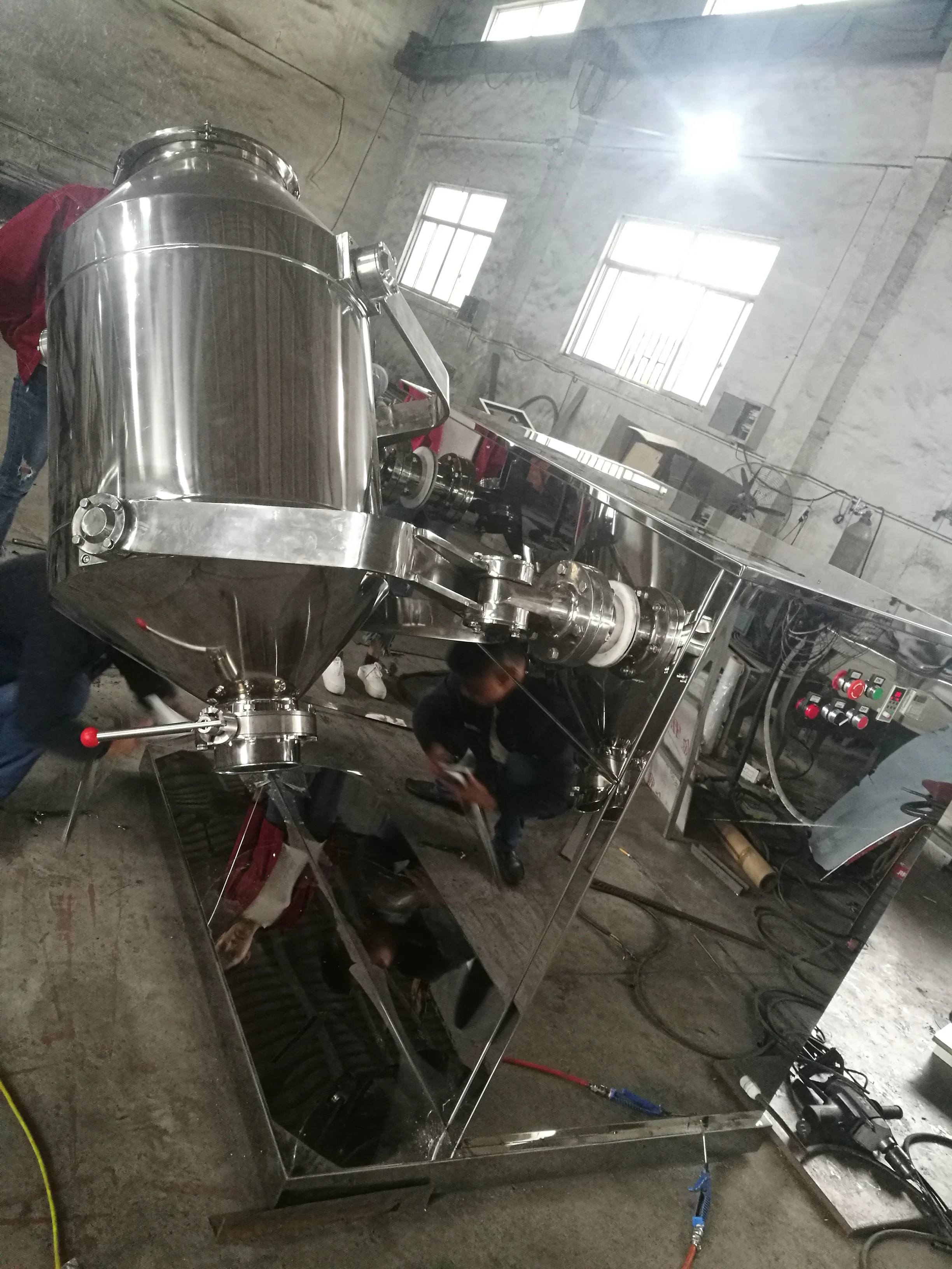 SYH Model 3d Motion Blender Mixing / SYH-200 Powder Mixer Machine