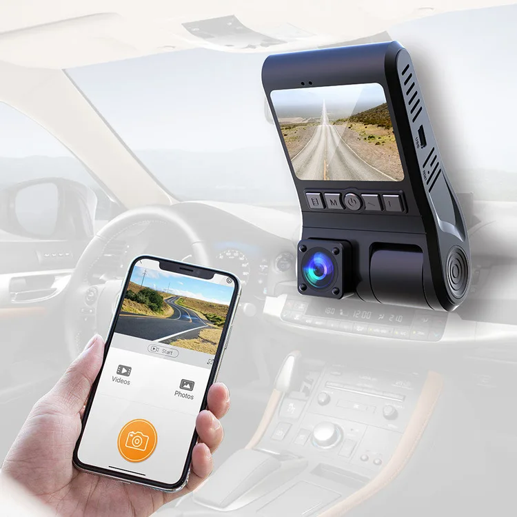 
2021 4K driving recorder hidden with WIFI ultra-high-definition factory private model 3way viewing dash cam for minivan 