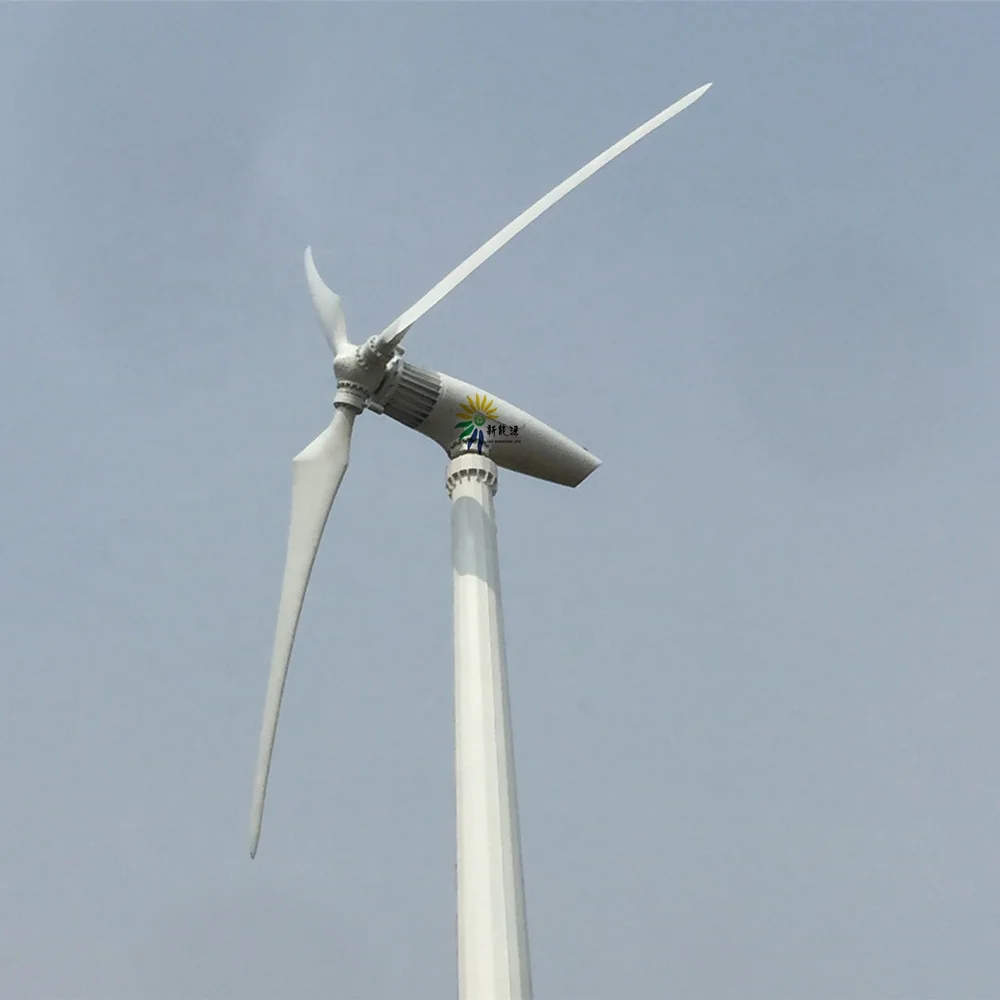 HLD Commercial wind generator plant 10kw 230v 380V 3 phase on grid system