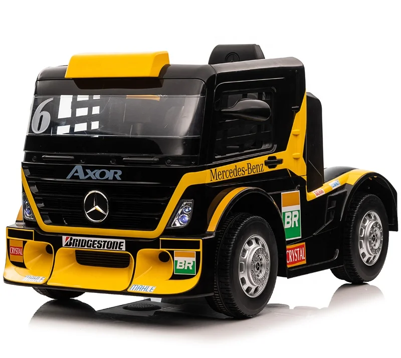 Новый лицензированный Детский Электрический автомобиль Mercedes Benz Axor детский