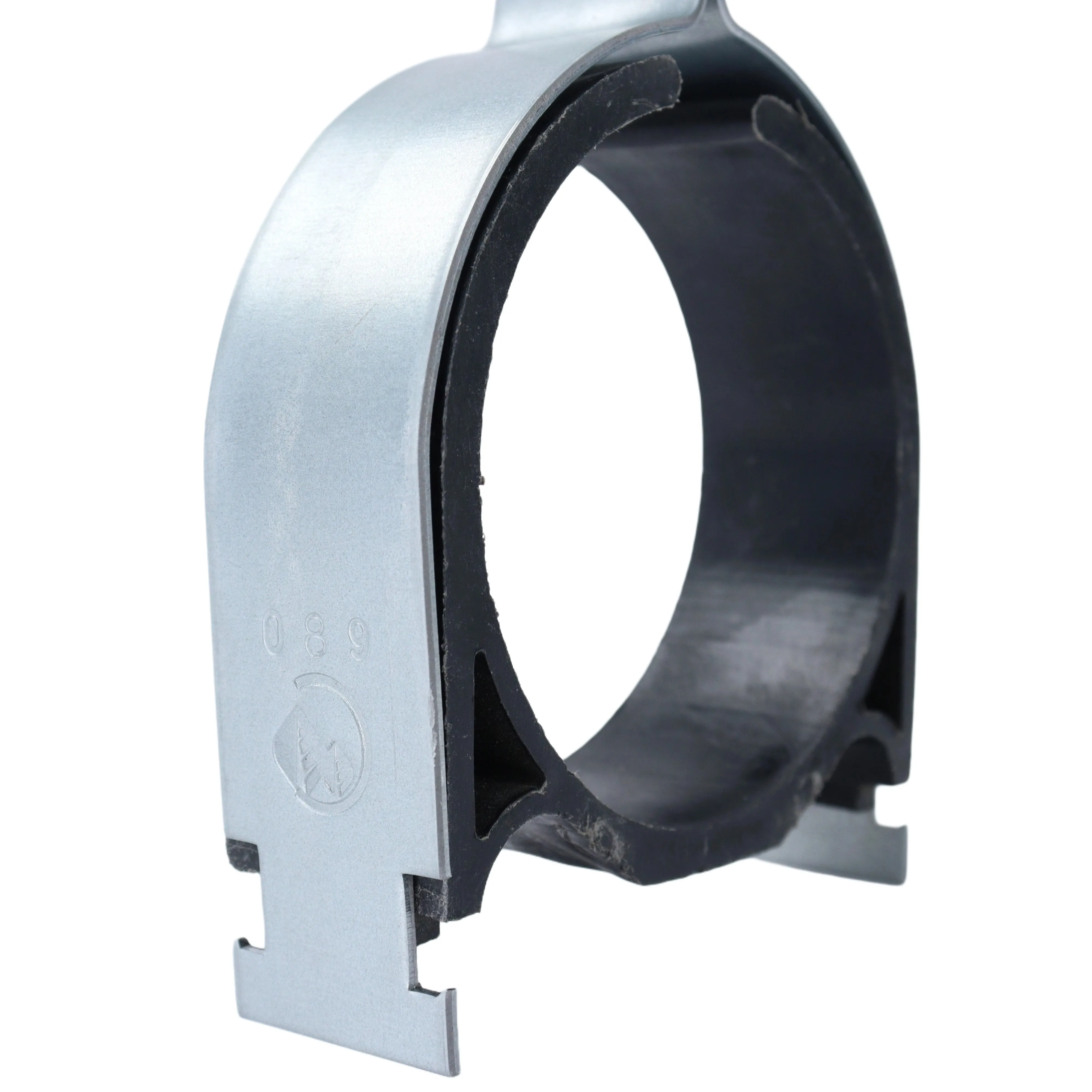P type rubber house clamp anti corrosion pipe clamp for plumbing accessories pipe fasteners stainless steel