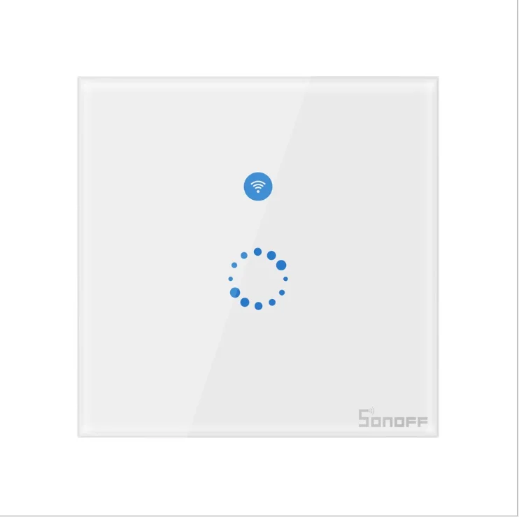 Newest Sonoff T4EU1C Wall Wifi Smart Touch Switch No Neutral Wire Required Operate via eWeLink Support Alexa Google Home IFTTT