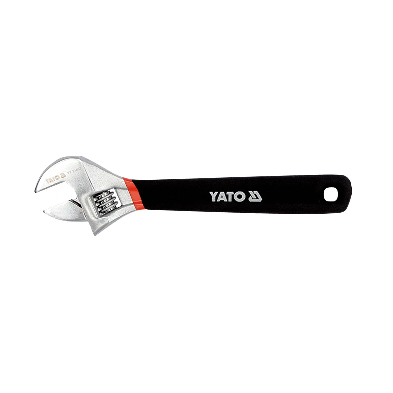 YATO YT-21651 ADJUSTABLE WRENCH 200MM HAND TOOLS INDUSTRIAL PROFESSIONAL OPEN END WITH SPANNERS