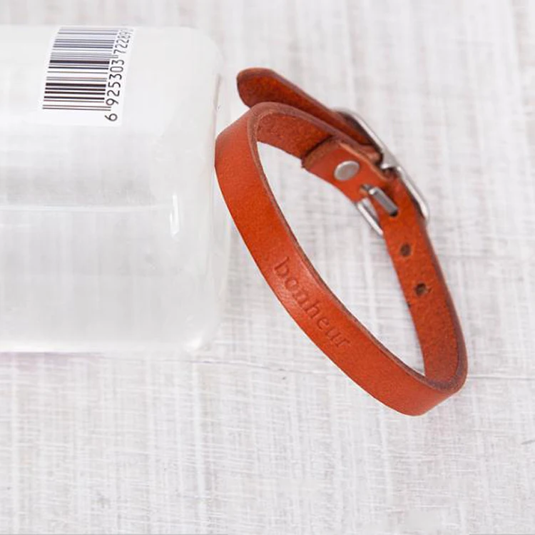 New Design Soft genuine leather custom Hand Belt Hand Ring  bracelet