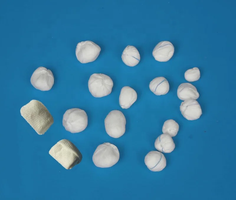 Hospital quality 100% absorbent cotton gauze ball sterile gauze balls