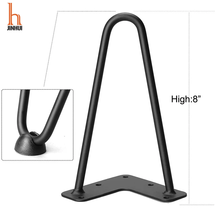 Dining room use coffee restaurant metal table base hairpin chair legs