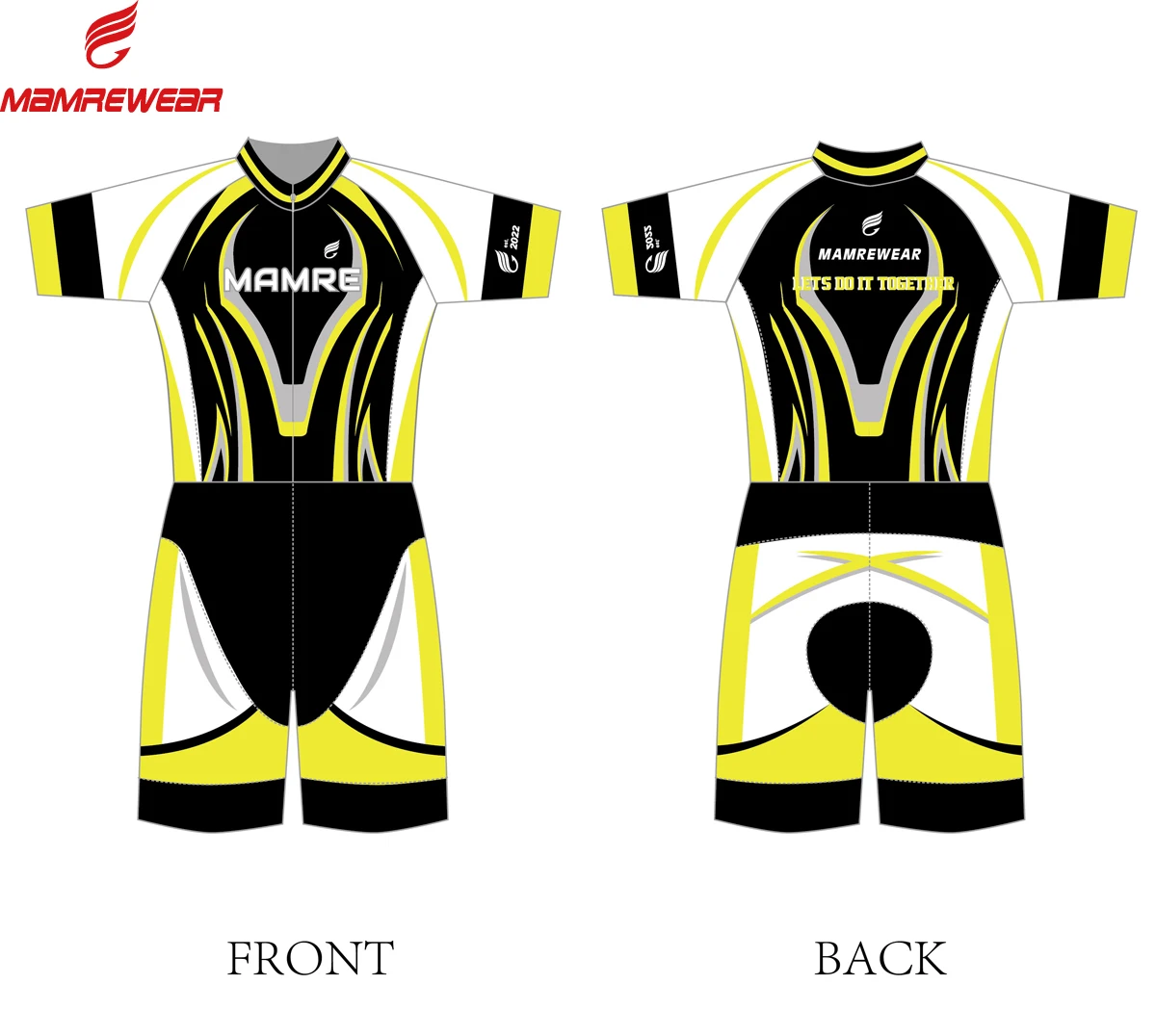 Mamre Latest Style Custom Design Compression Speed Inline Skating Short Sleeve Skate Skin Suit