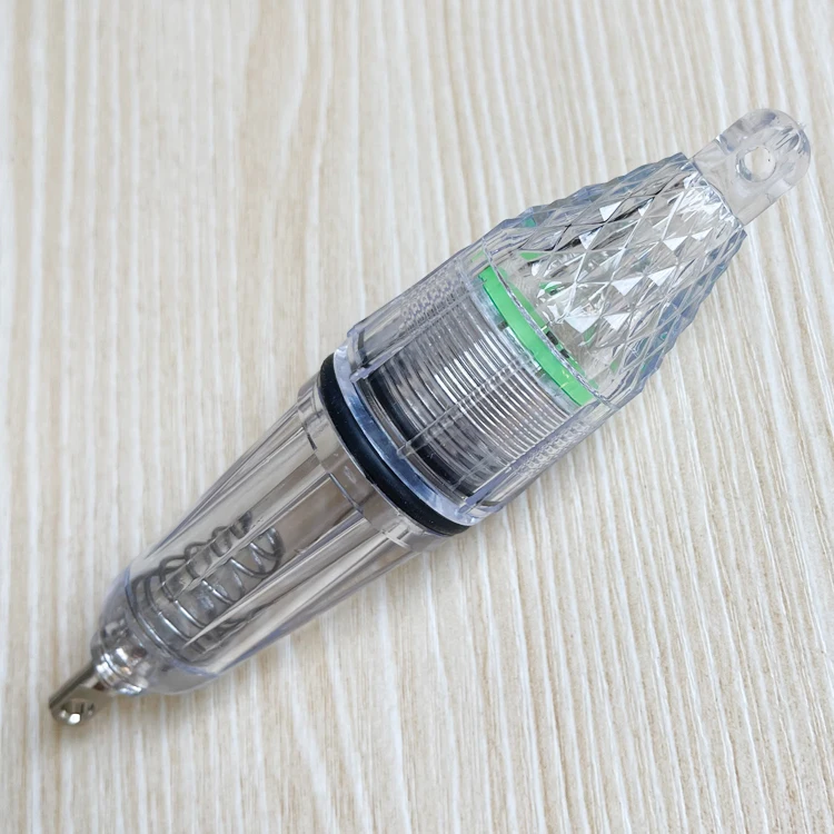 Светодиодная рыболовная приманка, темно-капля, светодиодная зеленая супер водонепроницаемая подводная лампа, рыбные инструменты, мигающие 7 видов цветов