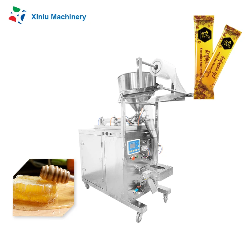 10 gm to 200 gm ketchup cosmetic hand gel kitech honey  yought sauce silicone sealant paste jelly bag filling packing machine