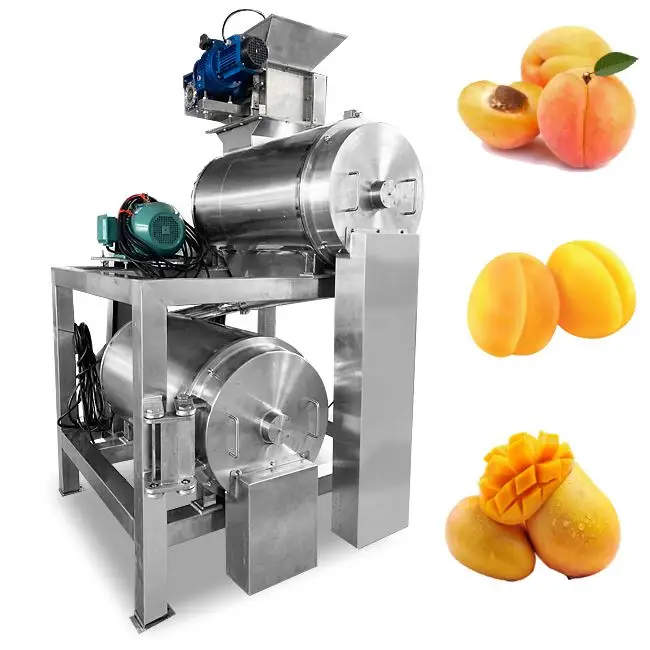 fruit vegetable processing machines juice extractor industrial stainless steel pulping machine for