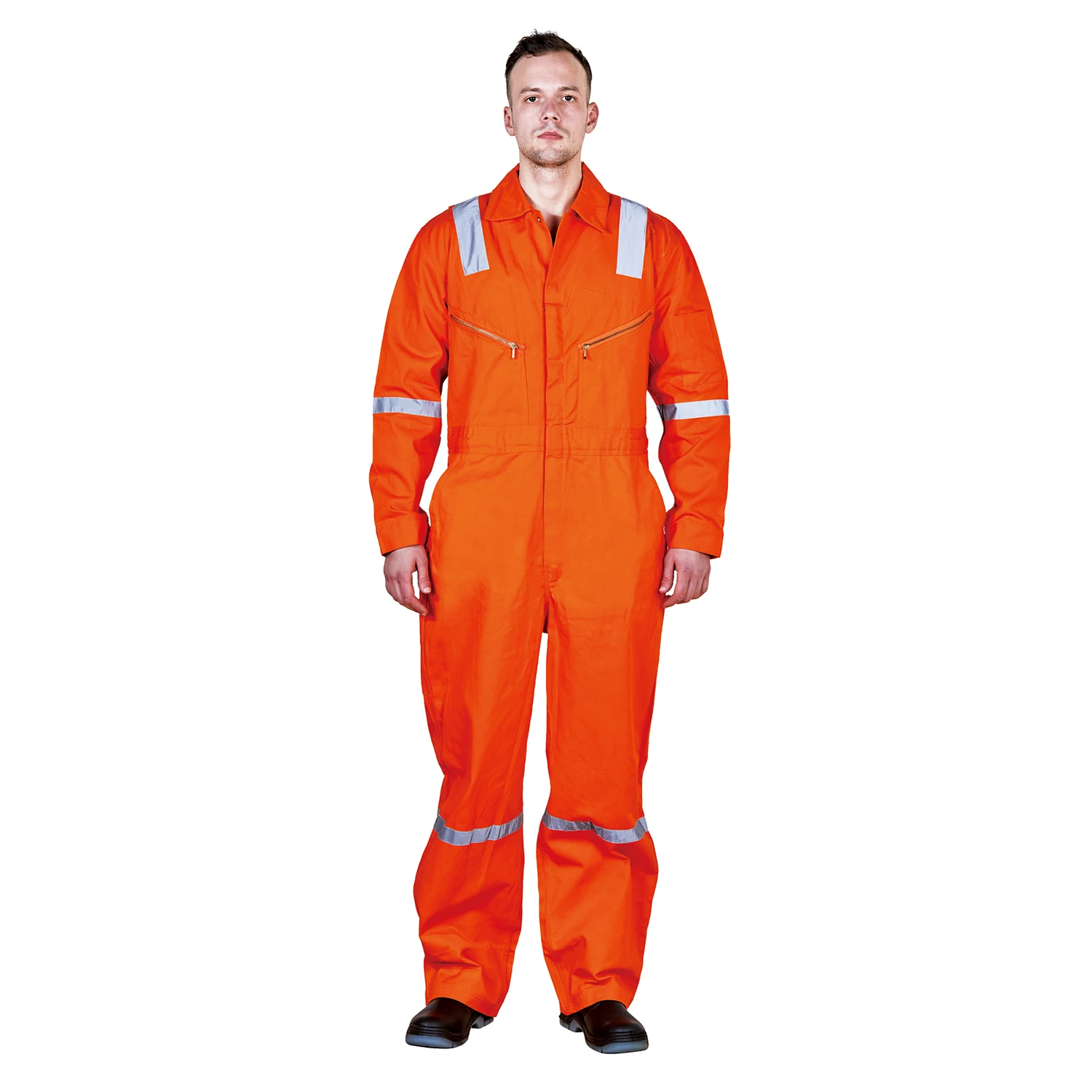 WC033-R Reflective Workwear Suits Unisex Uniforms Workshop Clothing Overall Work Sets OEM with