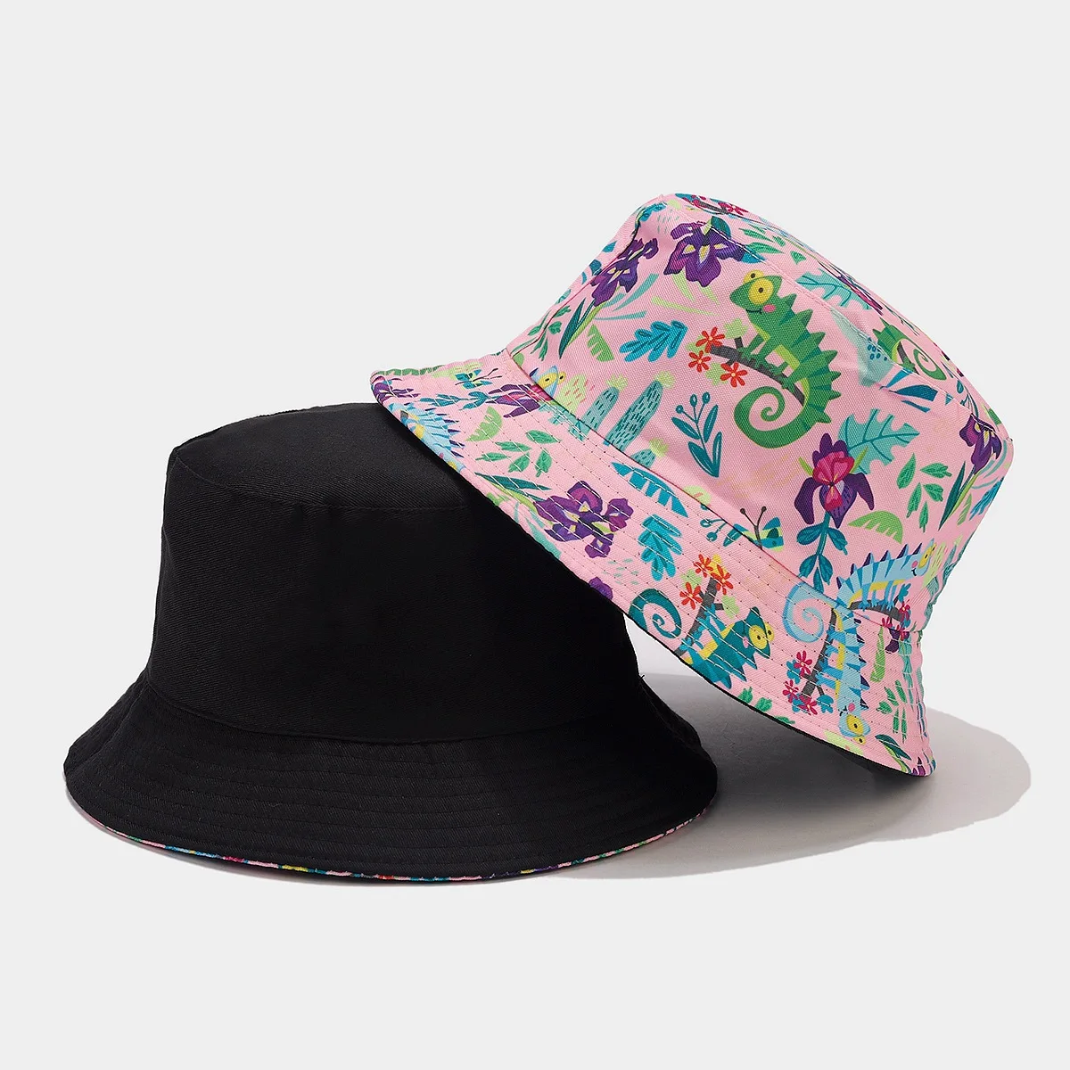 beanies customise resistant chunky orange american thickened wide-brim red bucket hat