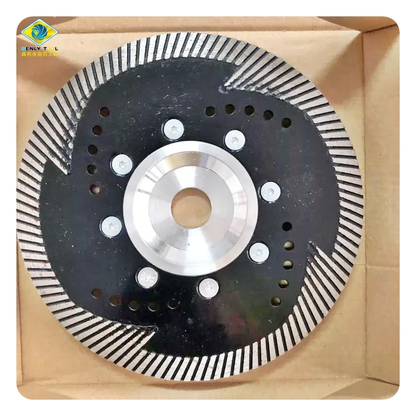 230mm protection teeth turbo diamond saw blade granite cutting blade