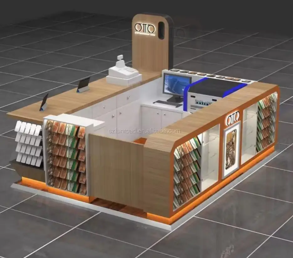 Funroad phone accessories mobile shop names kiosk design stores for cell