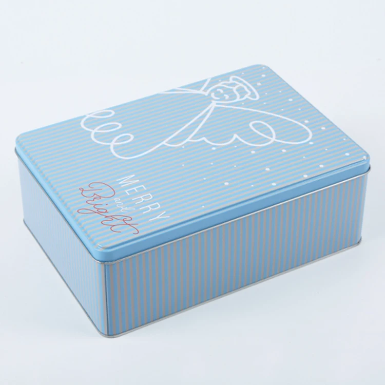 Biscuit Cookie Tin Can Packaging  Cheap Custom Empty Biscuit Cookie Tin Box Metal
