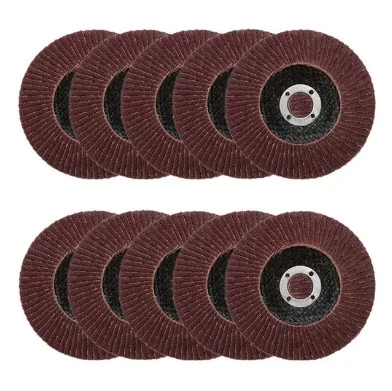 4 inch aluminum oxide abrasive flap /double side sanding flap disk /flap disc double flap