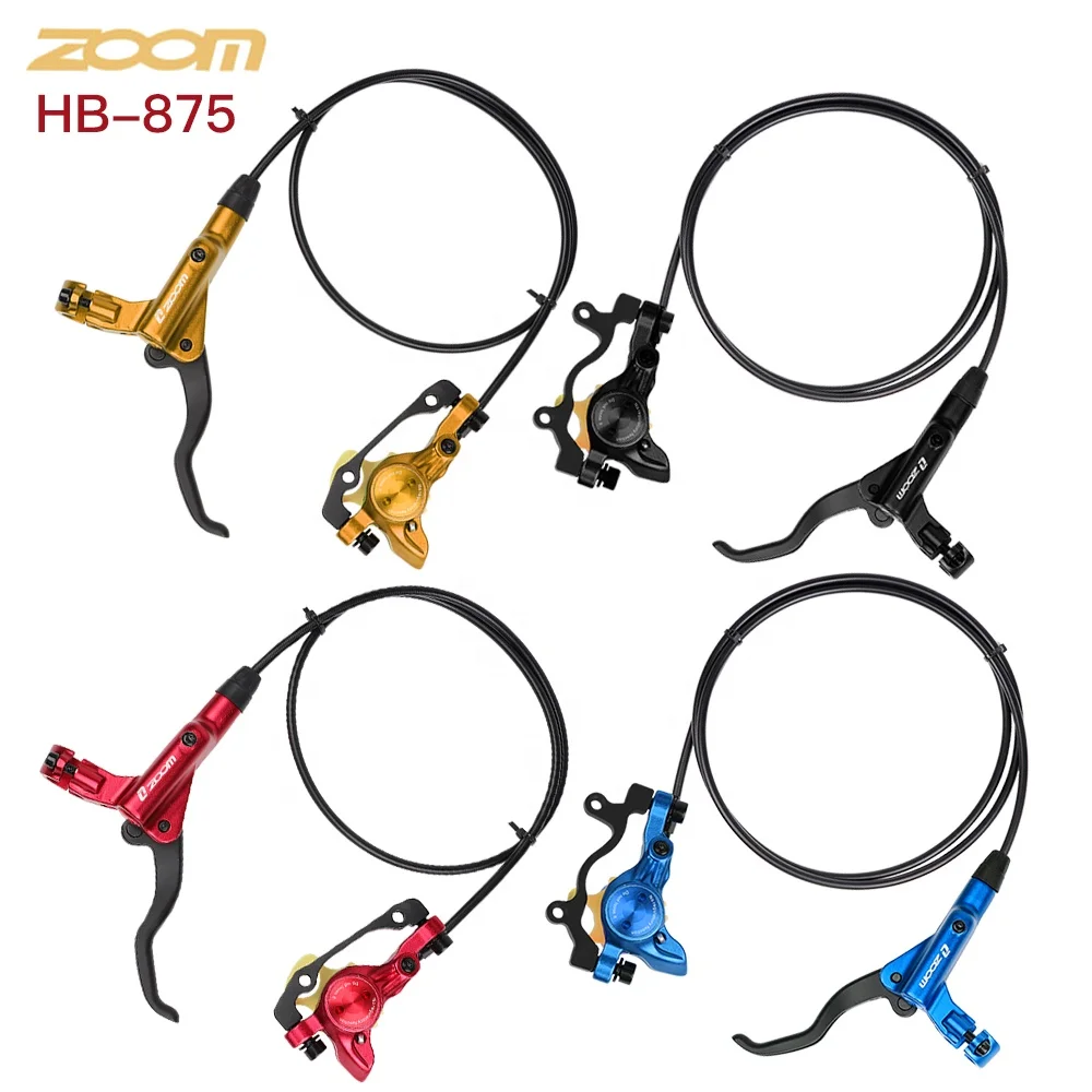 V00022900 HB-875 MTB Hydraulic Disc Brake Set 160mm Calipers Adapter 800/1400 mm Front Rear Oil Pressure Mountain Bike Parts