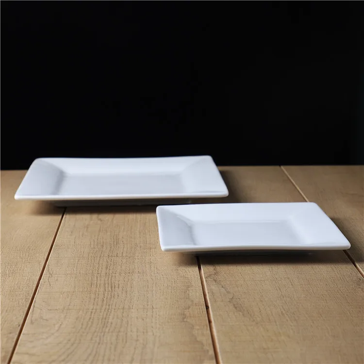 Hot sale high quality party weeding used white ceramic dinnerware plate set porcelain charger plates