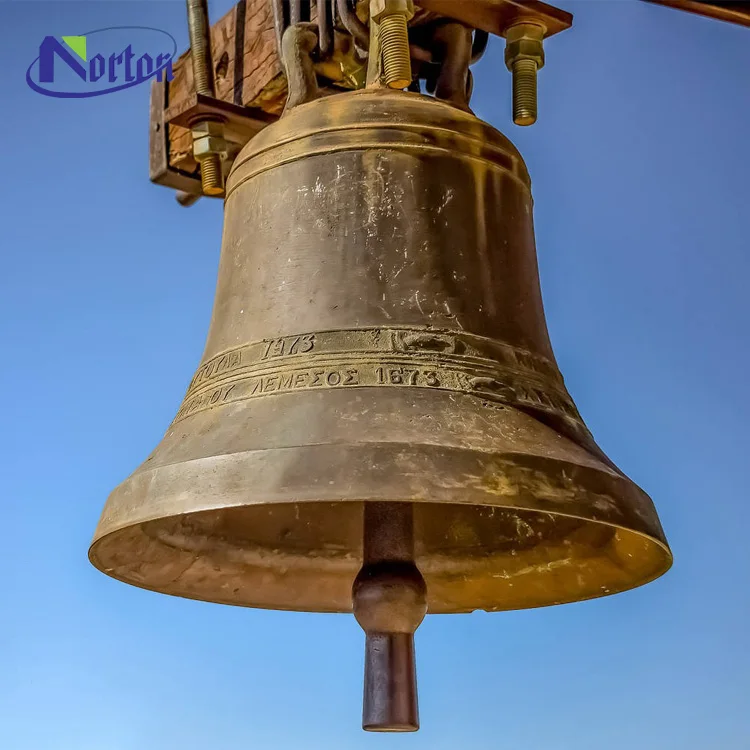 Custom large outdoor temple bell  hanging metal casting bronze church bells for sale
