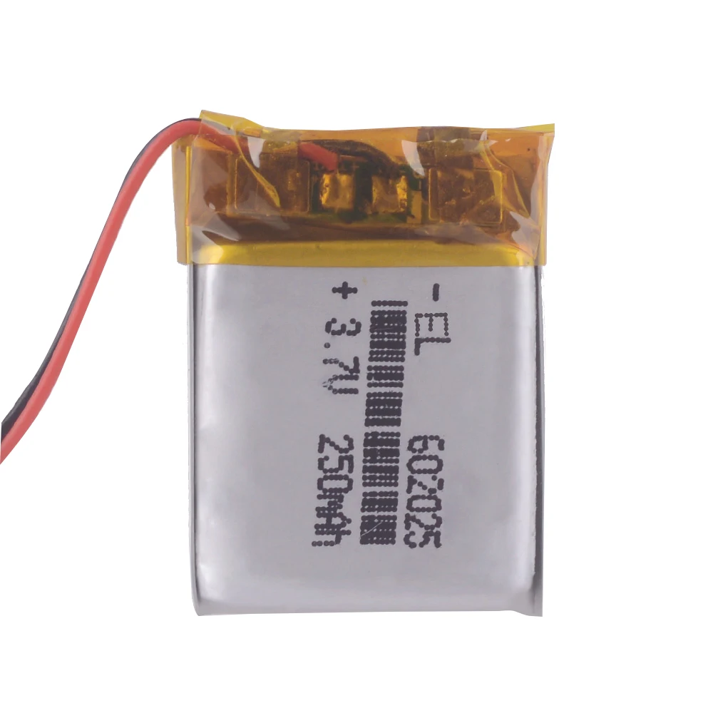 3,7 в 250 мАч 602025 литий-полимерные литий-ионные аккумуляторные батареи для Mp3 MP4 MP5 GPS PSP mobile