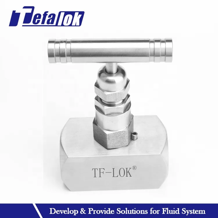 General Application SS316 Female Thread Needle Valve Stainless Steel Needle Valve Nitrogen Straight