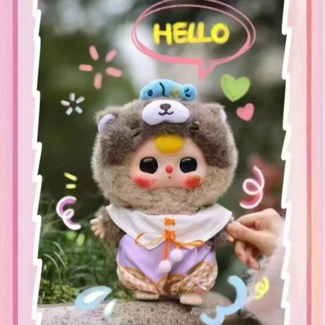 Baby Three 400% V.2. Plush Blind Box Series Cute Doll Handmade Toy for kids gift