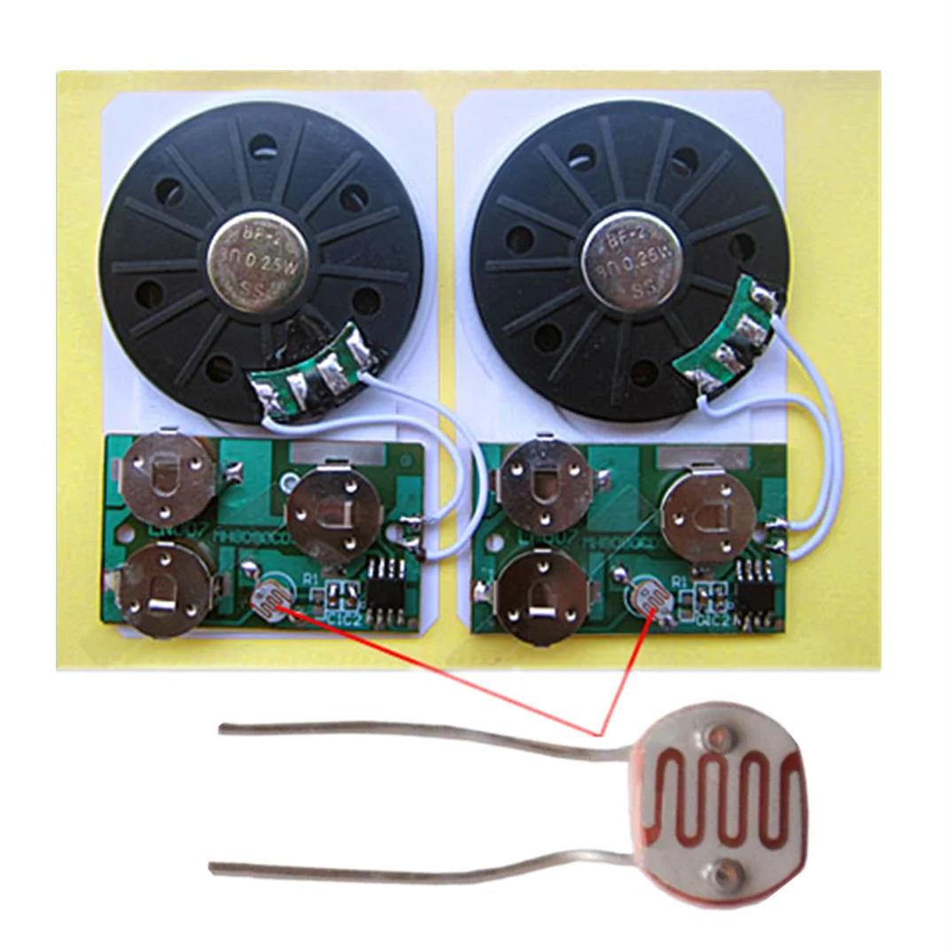 Микросхема для Звукозаписи С Активированным светом подарочной коробки упаковочной воспроизведения музыки или голосовых