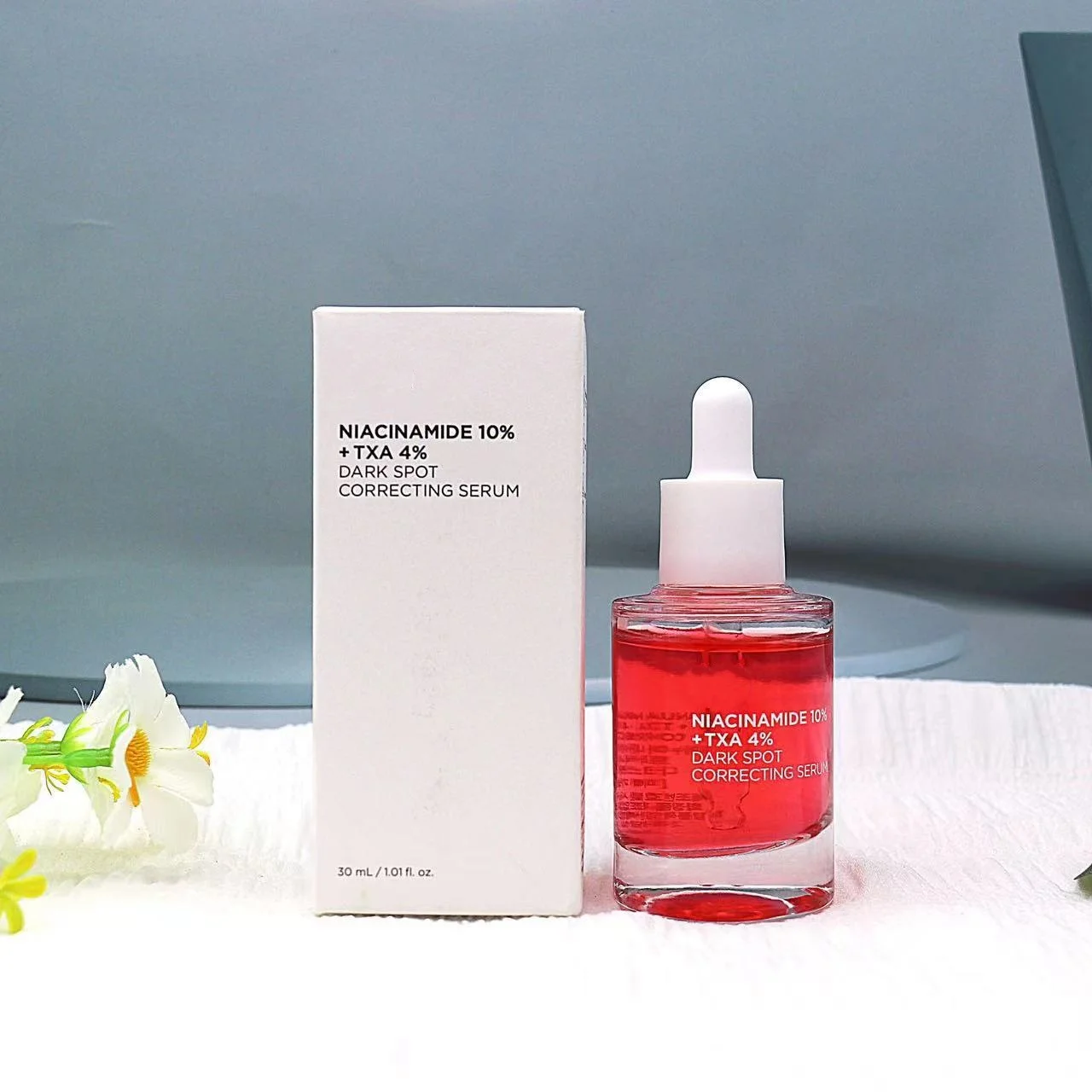 Korean Glass Skin Nicotinamide and Tranexamic Acid Essence Dark Spot Correction Serum for Sensitive Skin