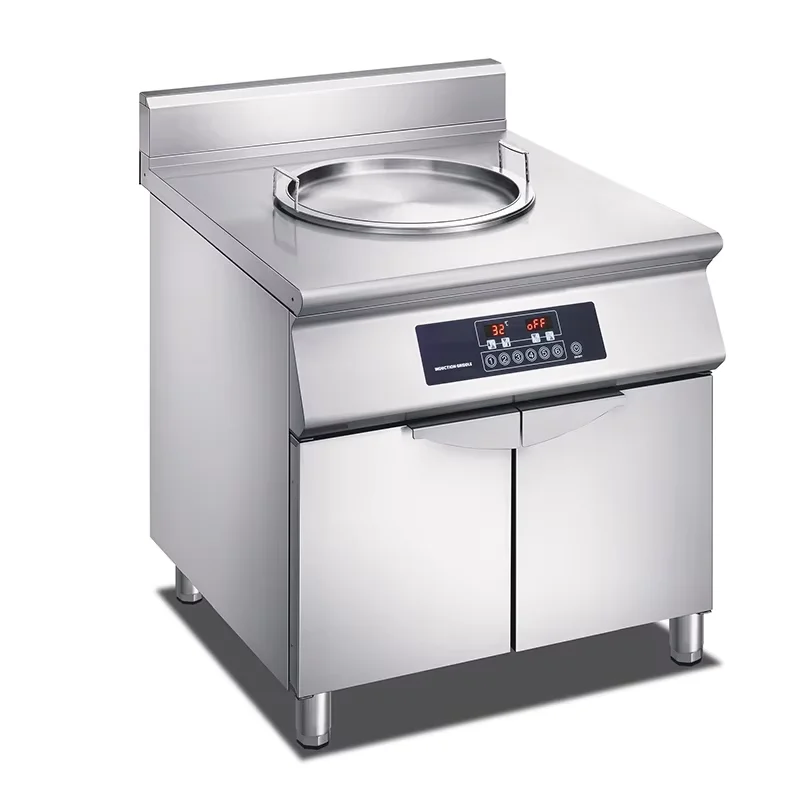 Коммерческая кухня электрическая индукционная плита круглая электрическая плита из нержавеющей стали круглая поплавок с шкафом